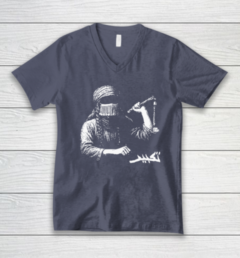 Taqbir x Doga Sultan Collaboration V-Neck T-Shirt 6