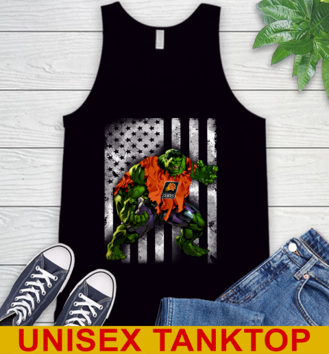 Phoenix Suns Hulk Marvel Avengers NBA Basketball American Flag Tank Top