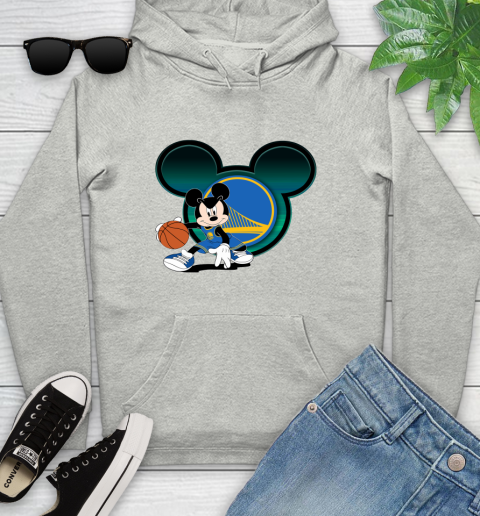 NBA Golden State Warriors Mickey Mouse Disney Basketball Youth Hoodie
