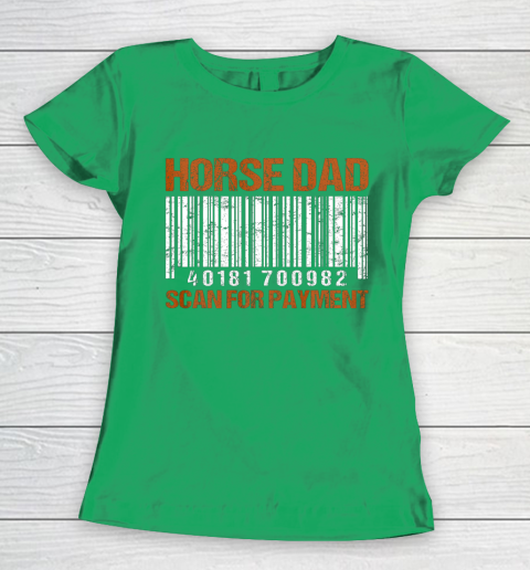 Horse Dad Scan For Payment Women's T-Shirt 5