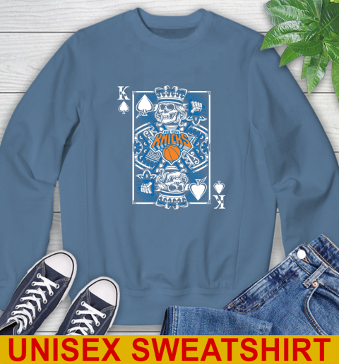 New York Knicks NBA Basketball The King Of Spades Death Cards Shirt Sweatshirt 10