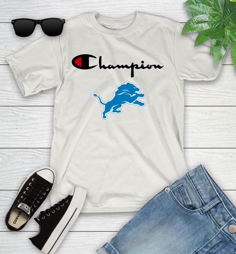 NFL Football Detroit Lions Champion Shirt Youth T-Shirt 11