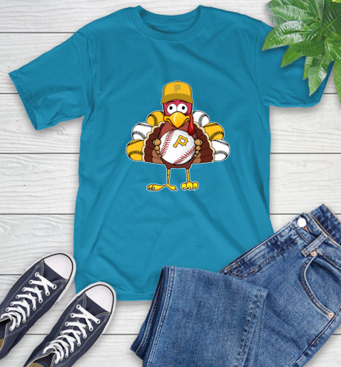 Pittsburgh Pirates Turkey thanksgiving T-Shirt 8