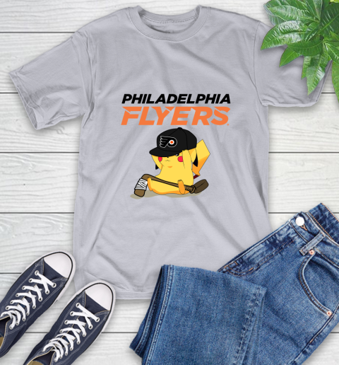 NHL Pikachu Hockey Sports Philadelphia Flyers T-Shirt 6
