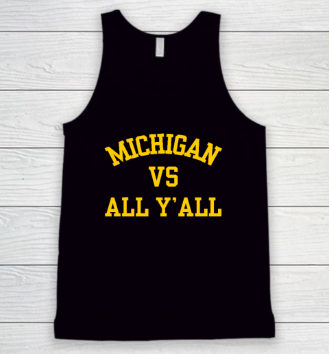 Michigan Vs Y'all Tank Top
