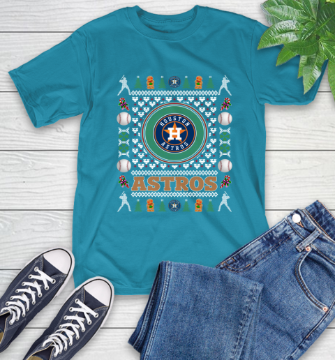 Houston Astros Merry Christmas MLB Baseball Loyal Fan Ugly Shirt 9
