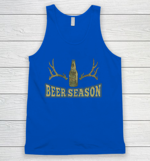 Beer Season Funny Camo Deer Hunting Pun Men Who Love Beers Tank Top 3