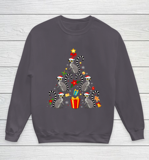 Lemur Christmas Ornament Tree Funny Gift Youth Sweatshirt 5