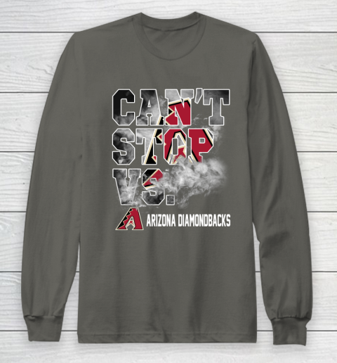 MLB Arizona Diamondbacks Baseball Can't Stop Vs Arizona Diamondbacks Long Sleeve T-Shirt 5