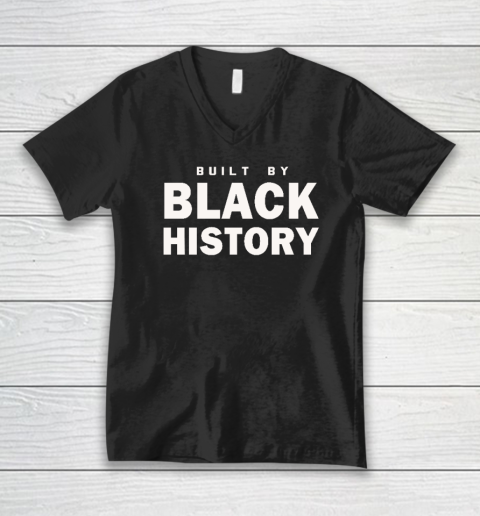 Built By Black History Shirt NBA V-Neck T-Shirt
