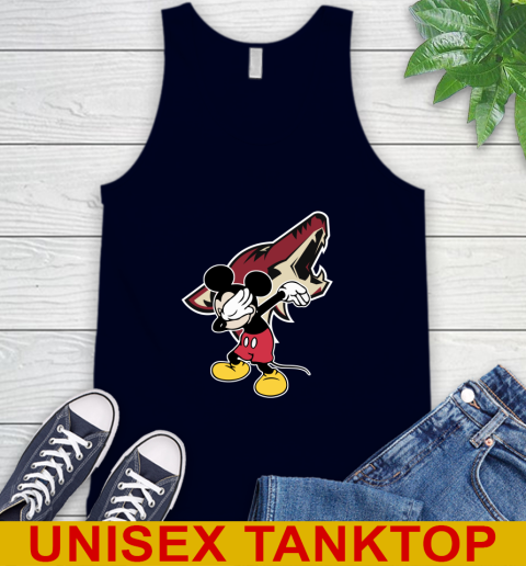 Arizona Coyotes NHL Hockey Dabbing Mickey Disney Sports Tank Top 3
