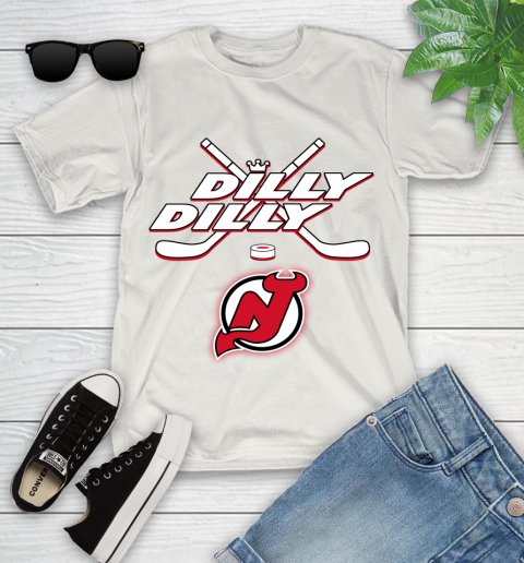 NHL New Jersey Devils Dilly Dilly Hockey Sports Youth T-Shirt 12