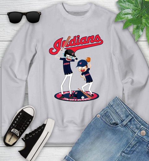 MLB Cleveland Indians Rick And Morty Baseball 118