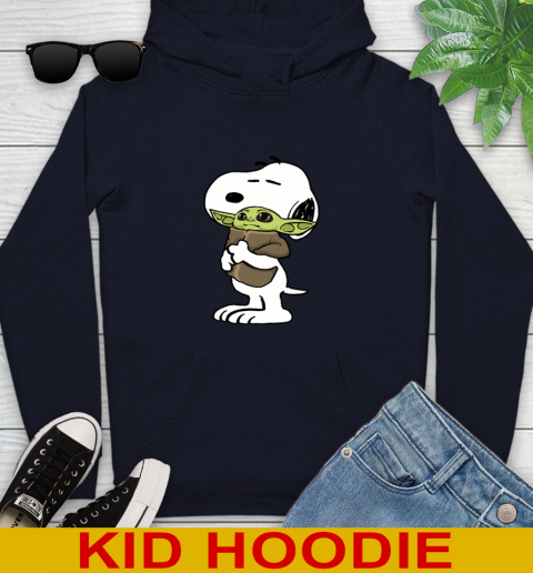 Snoopy Hugging Baby Yoda Shirt 137