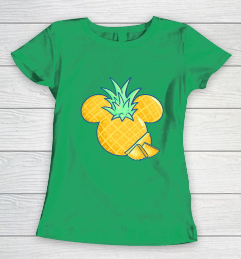 Disney Mickey Friends Mickey Pineapple Logo Women's T-Shirt 5