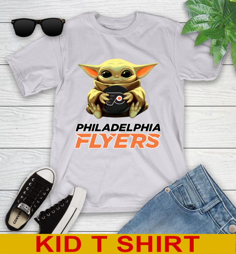 NHL Hockey Philadelphia Flyers Star Wars Baby Yoda Shirt 105