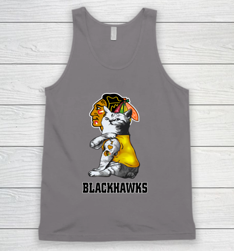 NHL My Cat Loves Chicago Blackhawks Hockey Tank Top 6
