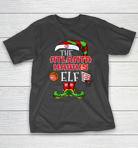Atlanta Hawks Christmas ELF Funny NBA T-Shirt