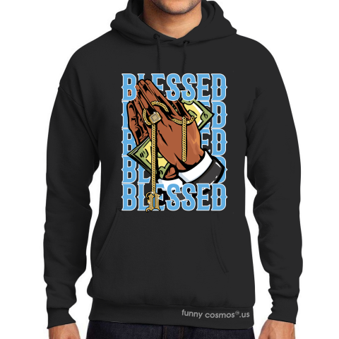 Air Jordan 1 Off White UNC matching sneaker tshirt Drake Blessed Blue and White Jordan Tshirt