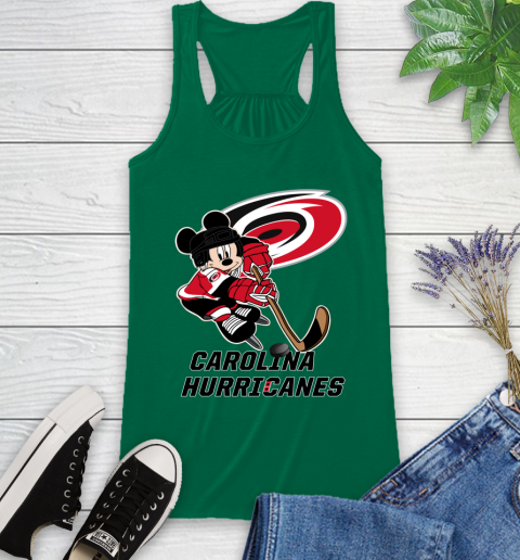 NHL Carolina Hurricanes Mickey Mouse Disney Hockey T Shirt Racerback Tank 7