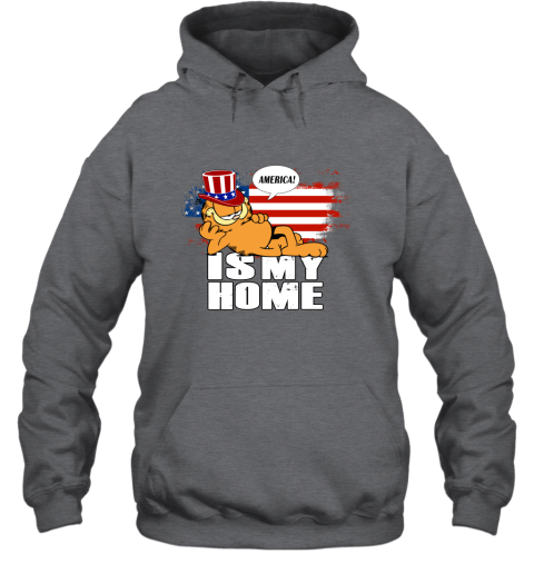 America Is My Home Garfield Independence Day 4th Of July Hoodie