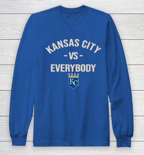 Kansas City Royals Vs Everybody Long Sleeve T-Shirt 6