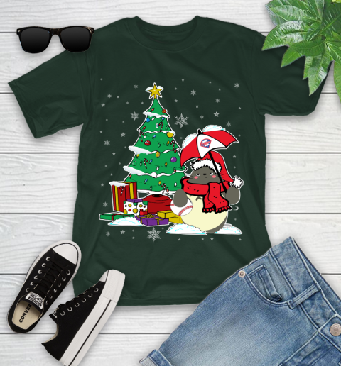 Philadelphia Phillies MLB Baseball Cute Tonari No Totoro Christmas Sports Youth T-Shirt 5