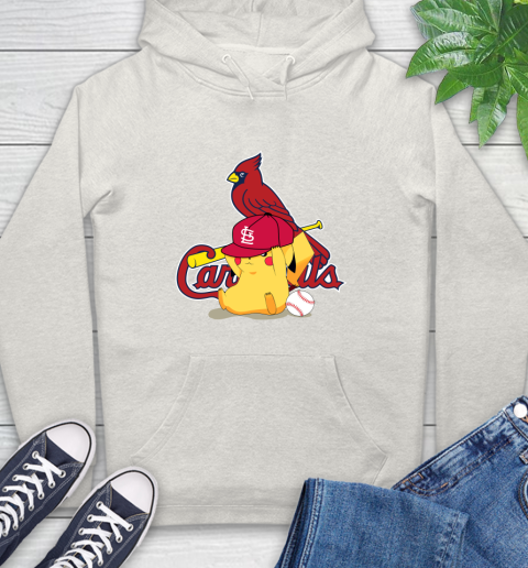 MLB Pikachu Baseball Sports St.Louis Cardinals Hoodie 12