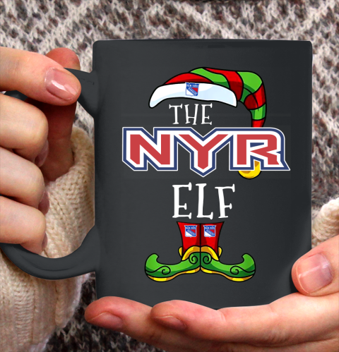 New York Rangers Christmas ELF Funny NHL Ceramic Mug 11oz