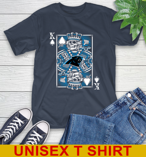 Carolina Panthers NFL Football The King Of Spades Death Cards Shirt T-Shirt 3