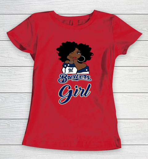Milwaukee Brewerss Girl MLB Women's T-Shirt 10