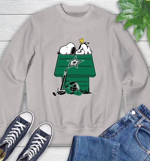 Dallas Stars NHL Hockey Snoopy Woodstock The Peanuts Movie Sweatshirt 12