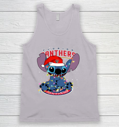 Florida Panthers NHL Hockey noel stitch Christmas Tank Top 2