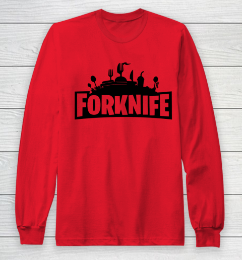 Fortnite Tshirt Forknife Long Sleeve T-Shirt 7