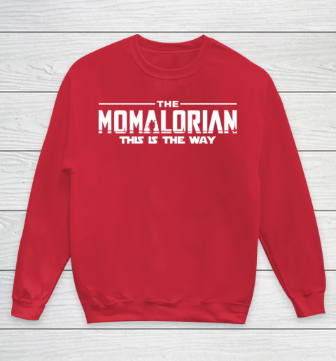 The Momalorian Mother's Day 2020 This is the Way Youth Sweatshirt 7