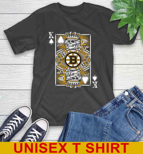 Boston Bruins NHL Hockey The King Of Spades Death Cards Shirt T-Shirt