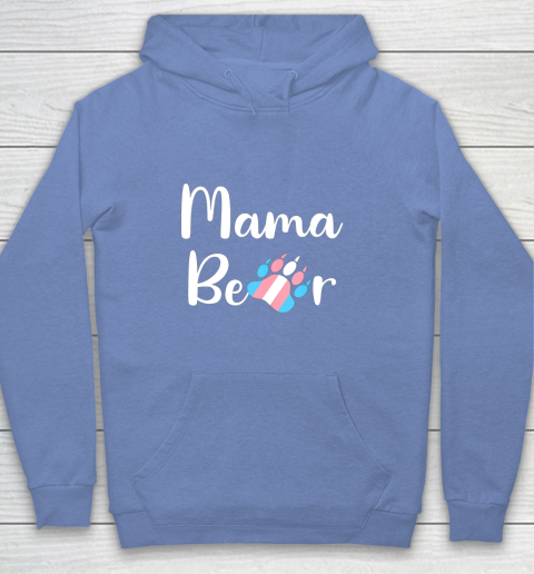 Mama Bear Transgender Mom T Shirt Trans Pride Gift Youth Hoodie 8