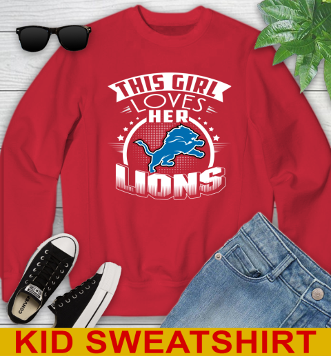 Detroit Lions NFL Football This Girl Loves Her Team 115