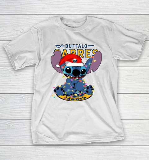 Buffalo Sabres NHL Hockey noel stitch Christmas T-Shirt