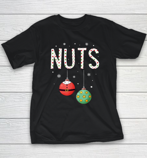 Chest Nuts Matching Christmas Funny Couples Youth T-Shirt