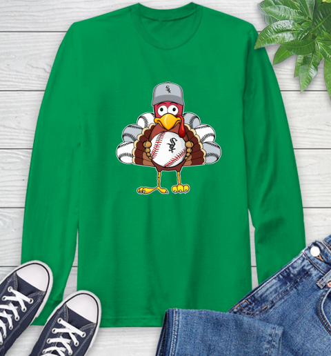 Chicago White Sox Turkey thanksgiving Long Sleeve T-Shirt 7