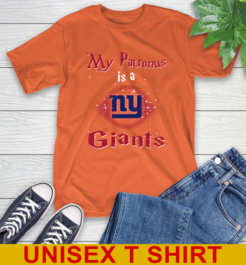 NFL Football Harry Potter My Patronus Is A New York Giants T-Shirt 4