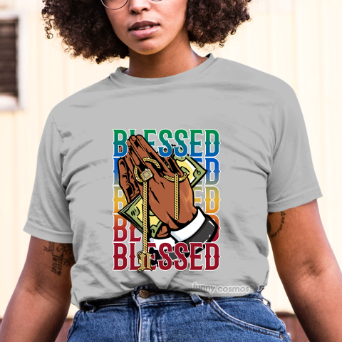 Air Jordan 1 Fearless Blue The Great Matching Sneaker Tshirt Drake Blessed Blue and Red Jordan Tshirt