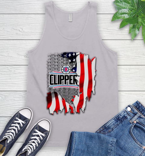 Los Angeles Clippers NBA Basketball American Flag Tank Top 4 Los Angeles Clippers NBA Basketball American Flag Tank Top - Image 4
