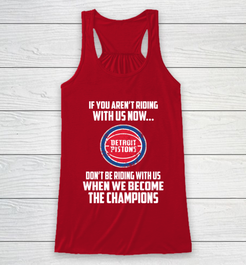 NBA Detroit Pistons Basketball We Become The Champions Racerback Tank 4
