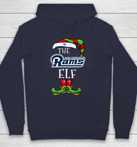 Los Angeles Rams Christmas ELF Funny NFL Hoodie 2