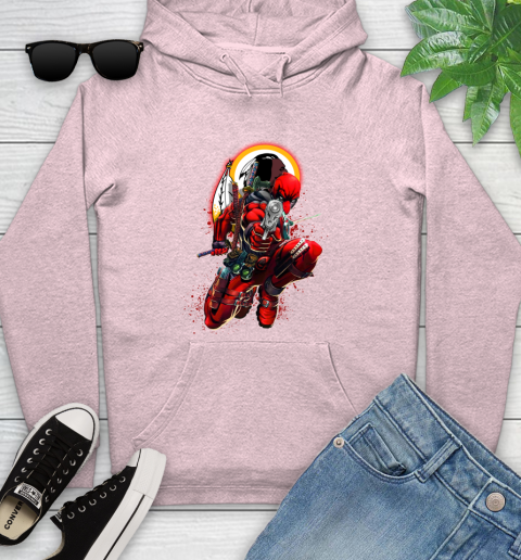 NFL Deadpool Marvel Comics Sports Football Washington Redskins Youth Hoodie 10
