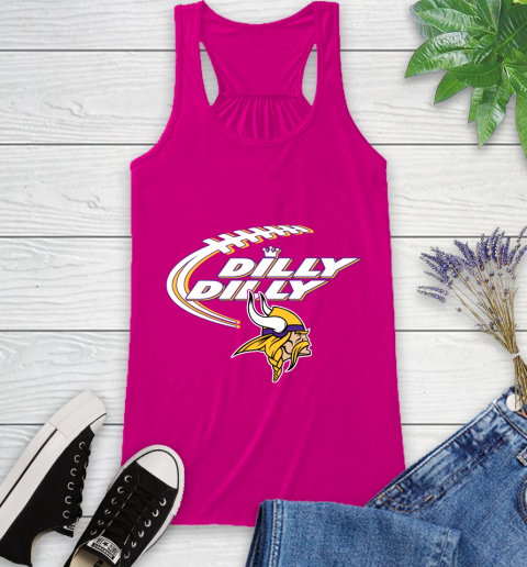 NFL Minnesota Vikings Dilly Dilly Football Sports Racerback Tank 8