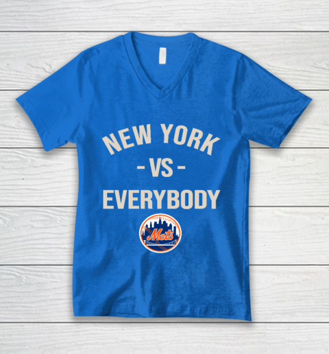 New York Mets Vs Everybody V-Neck T-Shirt 5