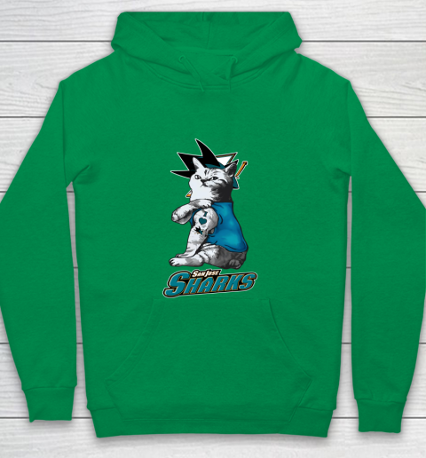 NHL My Cat Loves San Jose Sharks Hockey Youth Hoodie 4